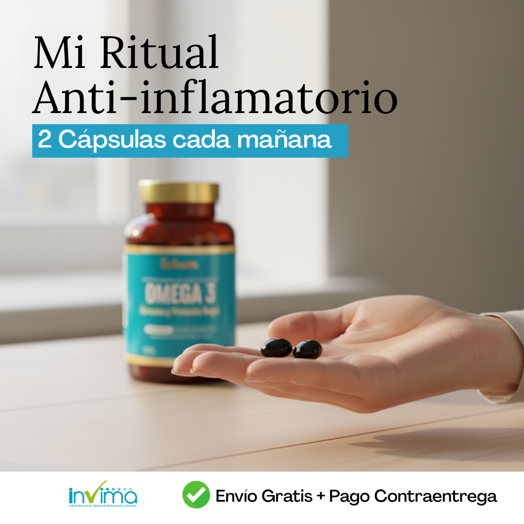 Omega3 + Cúrcuma + Pimienta Negra